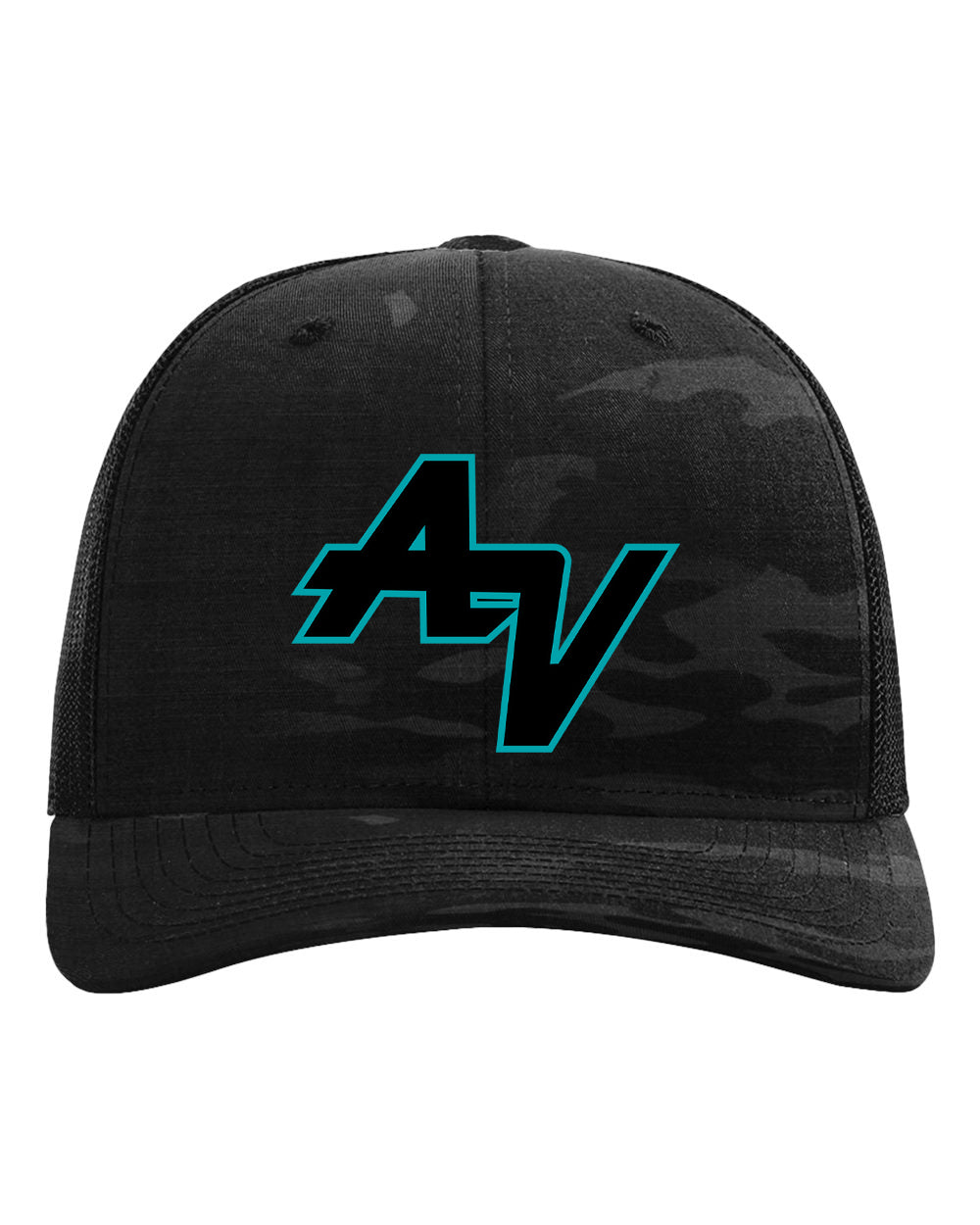 AVLL Outline - Black Camo Snapback